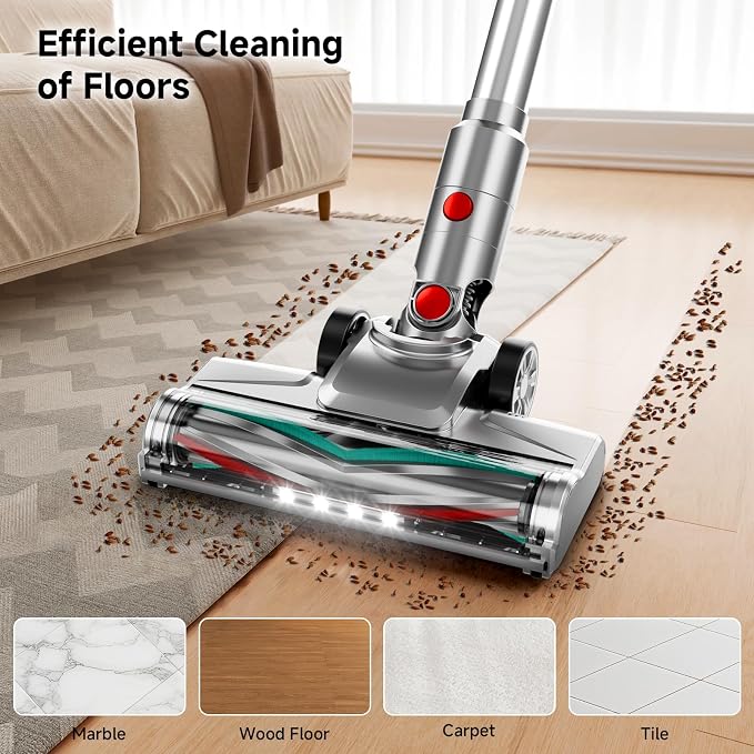 Cordless Vacuum Cleaner, Powerful Stick Vacuum Cleaner - Image 5