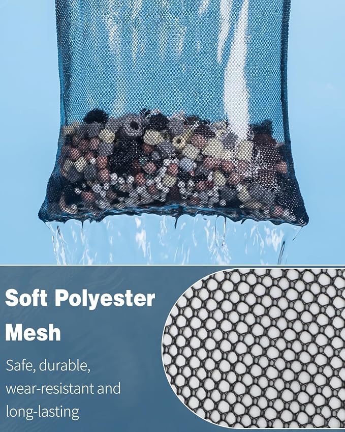 Pawfly 8 Pack Aquarium Filter Media Bags, Fine Mesh Filter Bag - Image 6