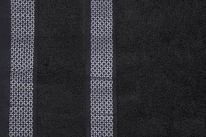 CASA COPENHAGEN Solitaire Towel, 2 Piece Bath Sheet Towel Set- Pine Grey, 600 GSM Designed in Denmark Made of Soft Egyptian Cotton for Bathroom, Kitchen & Shower