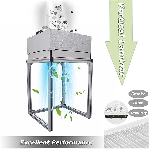INTSUPERMAI Vertical Laminar Flow Hood Air Flow Clean Bench Workstation - Image 3