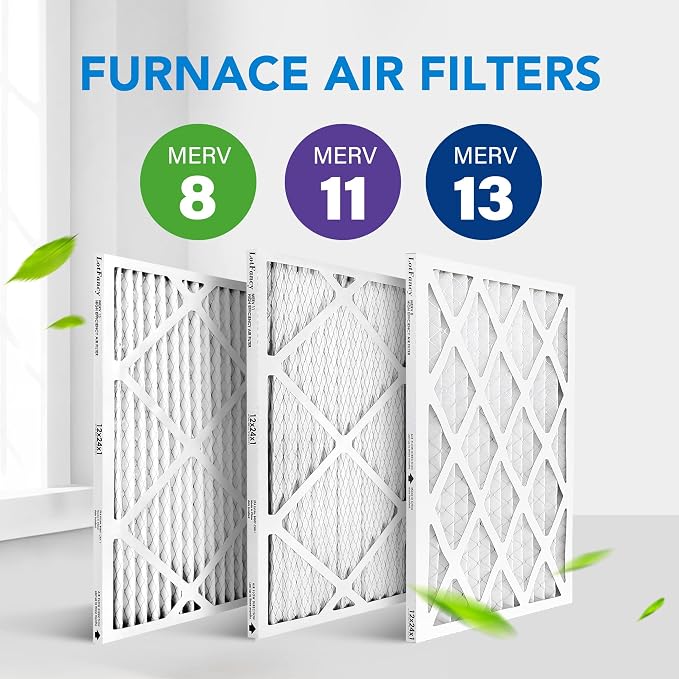 LotFancy 12x24x1 Air Filter MERV 8 6-Pack, Electrostatic Pleated Furnace & AC - Image 8