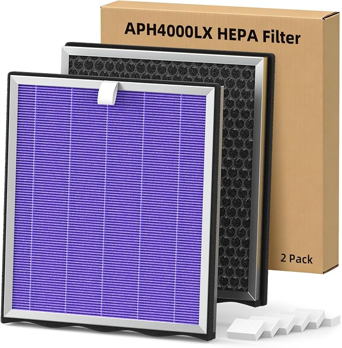 2-Pack Air Purifier Replacement Filter by CFKREYA