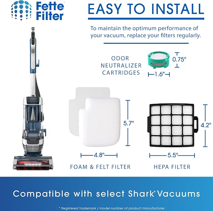 Fette Filter - AZ3000 Vacuum Replacement Filters and Odor Kit Compatible - Image 4