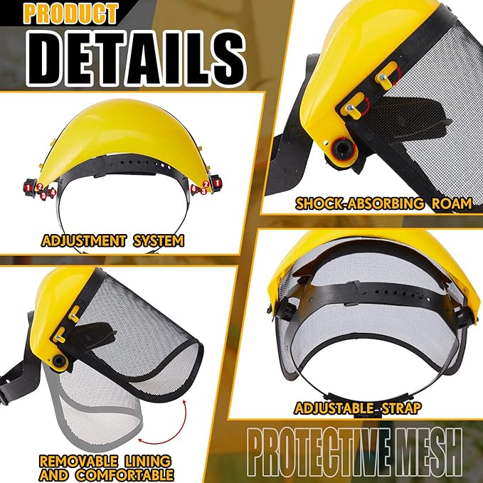 Amylove 6 Pcs Safety Face Shield - Image 3
