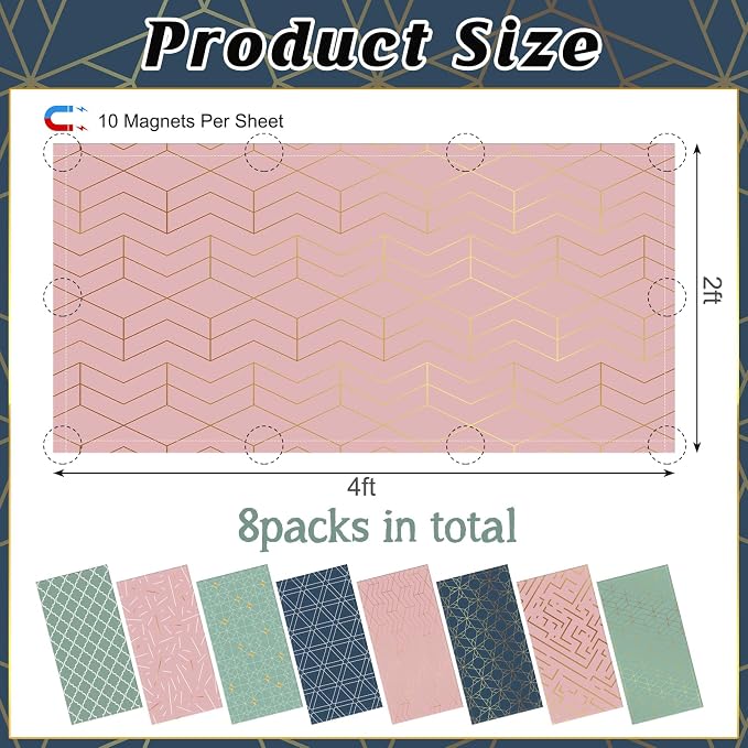 8Pcs Fluorescent Light Covers for Classroom Ceiling Lights, 4 x 2 Feet - Image 2
