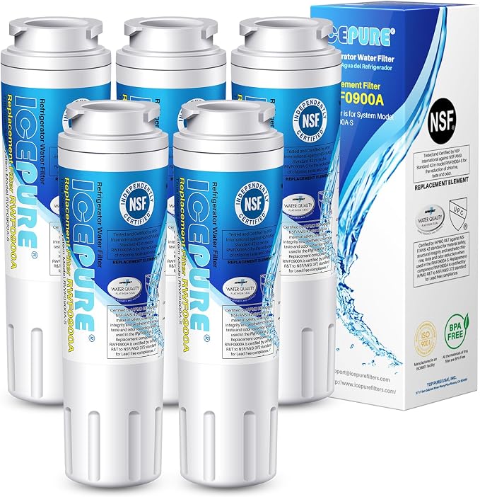 ICEPURE UKF8001 Replacement Refrigerator Water Filter by ICEPURE