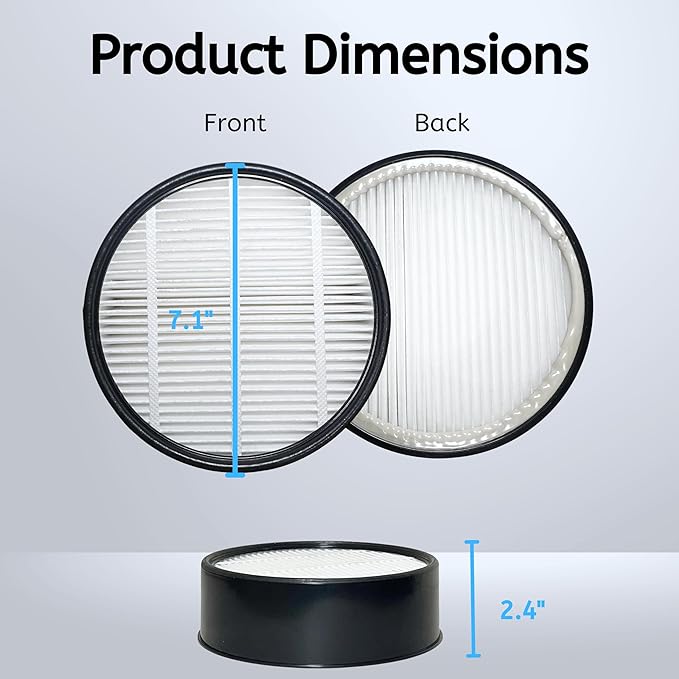 Nispira Filter Replacement for Holmes Egg Air Purifier 360° HAP600B-TU True - Image 3