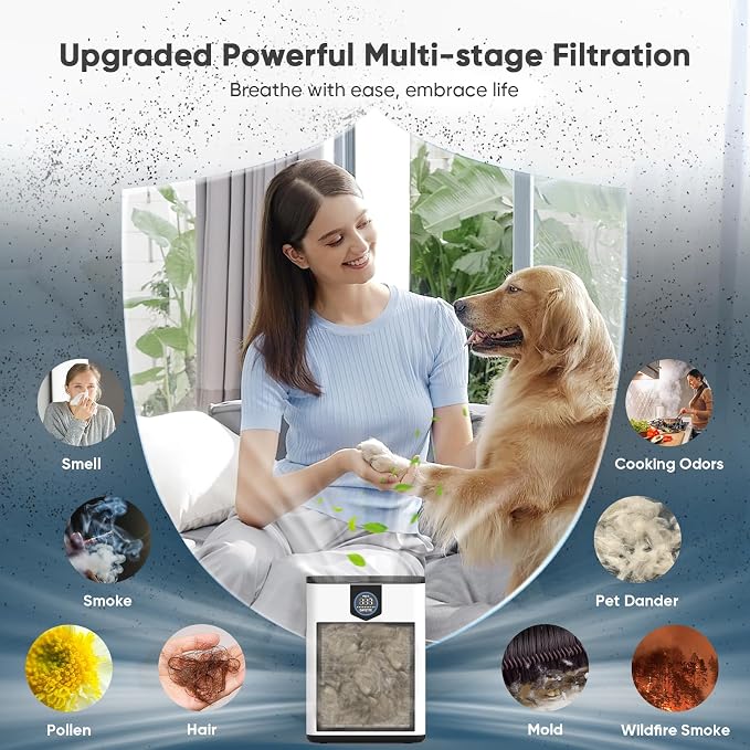 DAYETTE Air Purifier for Home Large Room Up to 3000 Ft² - Image 7