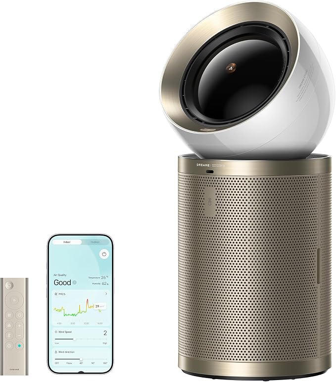 Dreame Smart Air Purifier PM10 for Home Large Room, Cleans 7, 534 ft² in One by Dreame