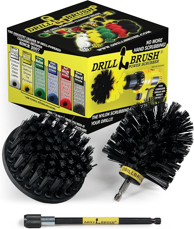 BBQ Grill and Smoker Cleaning Supplies by Drillbrush