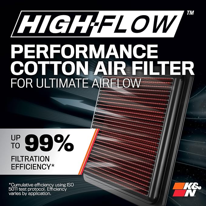 K&N Cold Air Intake System: High-Flow Air Filter, Increase Performance & - Image 4