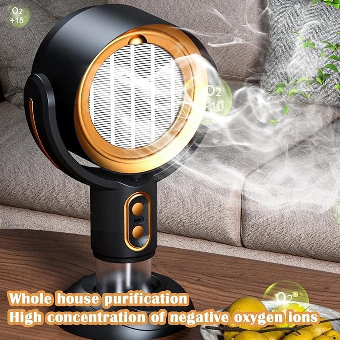 Smoke Fan for Indoor Smoking, High Fan Air Purifier and Odor Eliminator - Image 3