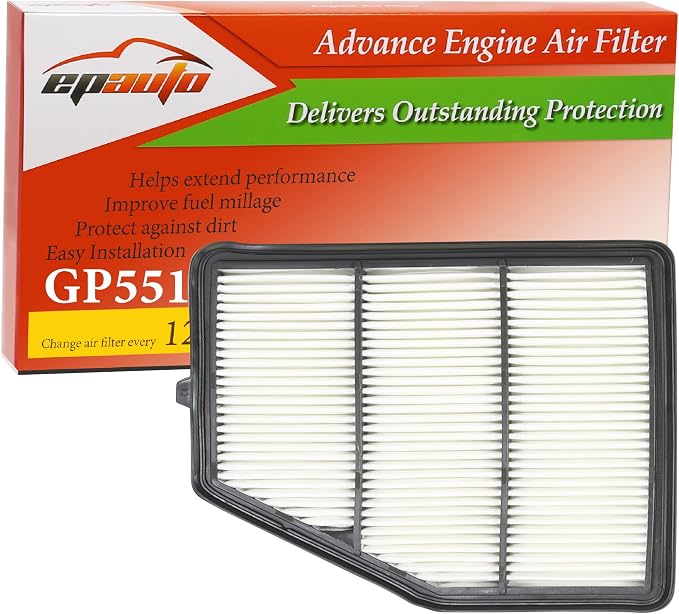 EPAuto GP551 Engine Air Filter, Replacement by EPAuto