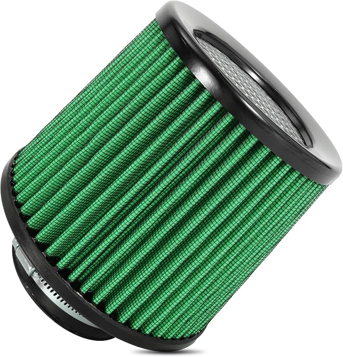 Cold Air Intake Filter High Performance Washable Filter Clamp-On Replacement by JIAYAN