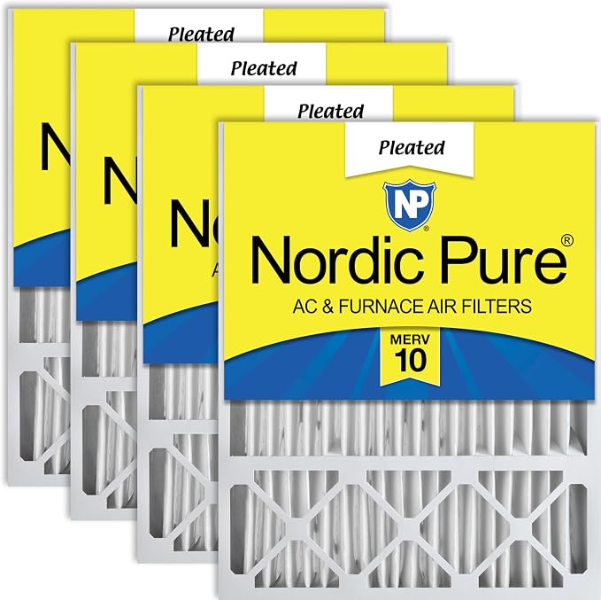 Nordic Pure 20x25x5 Honeywell/Lennox Replacement MERV 10 Air Filters 4 Pack by NordicPure