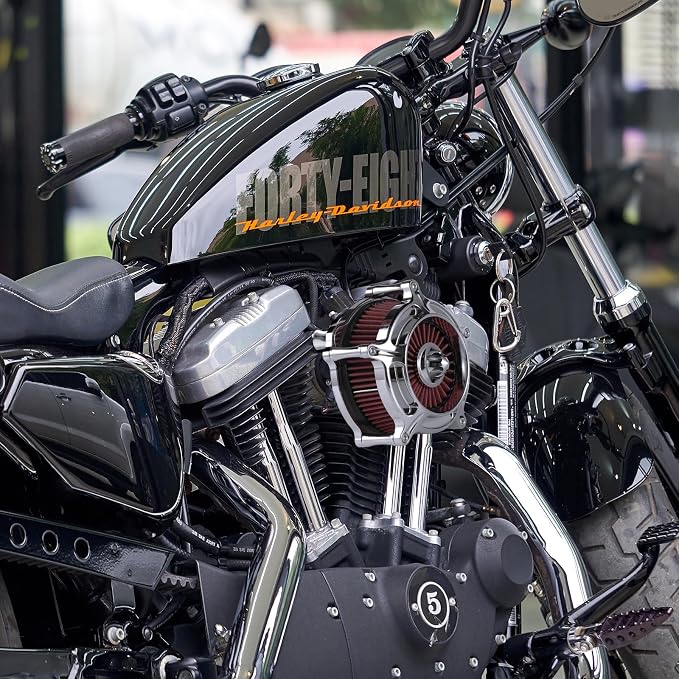 Air Filter Cleaner for Harley Davidson Air Intakes Sportster XL 883 1200 Models - Image 2