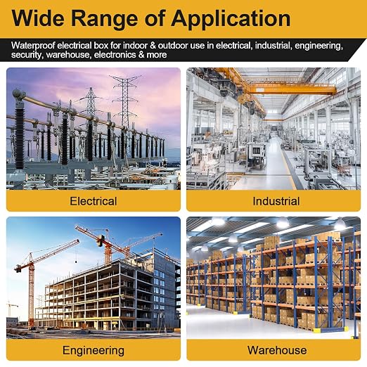 Outdoor Electrical Box with Key Lock, Aluminum Alloy Back Beam with M10 Sliding - Image 7