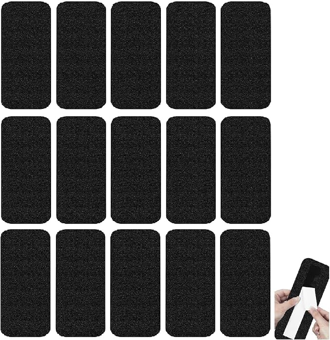 15 Pack Ceiling Fan Filters for Blades, Strong Activated Coconut Carbon Filter by inYYTer