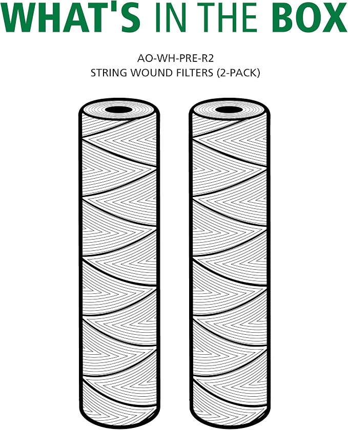 AO Smith 2.5"x10" 35 Micron Sediment Water Filter Replacement Cartridge - Image 3