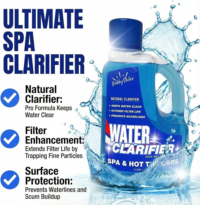 3-in-1 Hot Tub Water Clarifier – Hot Tub Chemicals, pH Neutral Formula - Image 2