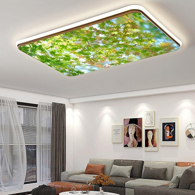 2PCS Maple Tree Magnetic Fluorescent Light Covers - Image 5