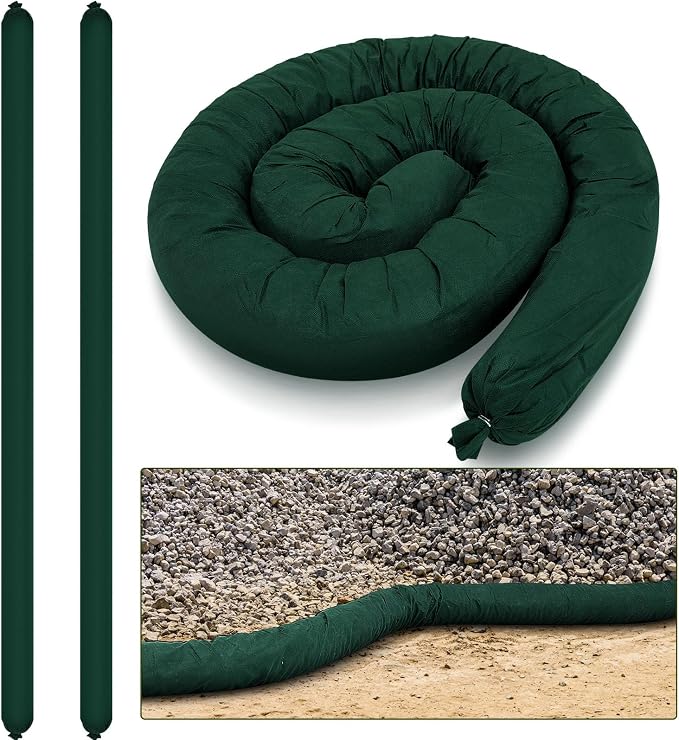 2 Pcs Sediment Filter Erosion Control Blanket Silt Fence Sock by Wesnoy