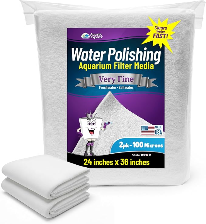 Aquatic Experts Aquarium Polishing Filter Pad, Water Polishing Pad by AquaticExperts