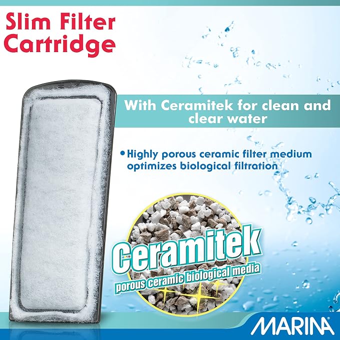 Marina Slim Filter Carbon Plus Ceramic Cartridge, 3 Cartridges each - Image 4
