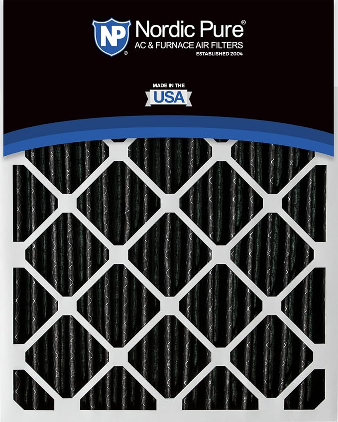 Nordic Pure 16x16x1 Furnace Air Filters MERV 10 Pleated Plus Carbon 12 Pack - Image 5