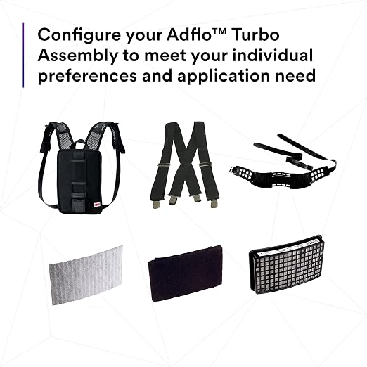 3M Adflo Turbo Assembly 35-5401-01, Lithium Ion Battery, 1 EA/CASE - Image 9