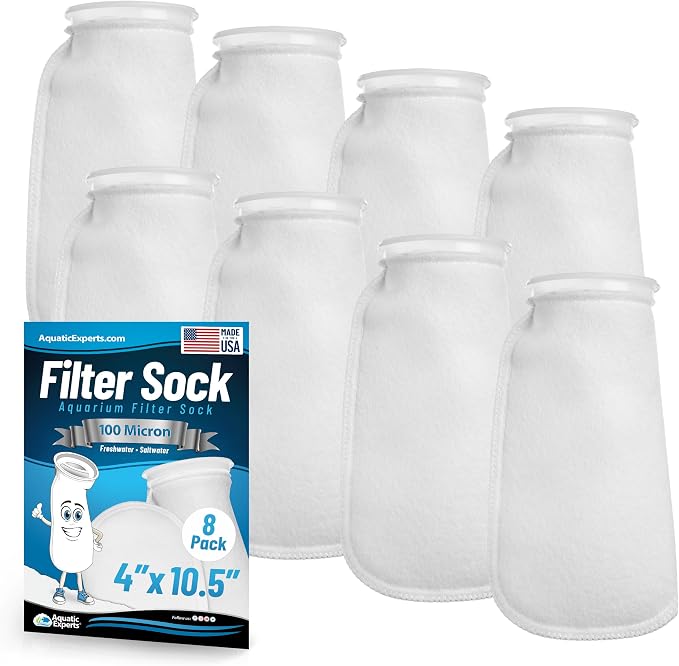Aquatic Experts 4 inch Ring 100 Micron Felt Filter Sock by AquaticExperts