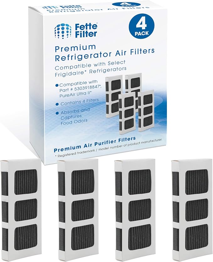 Fette Filter - Refrigerator Air Filter Compatible by Fette+Filter
