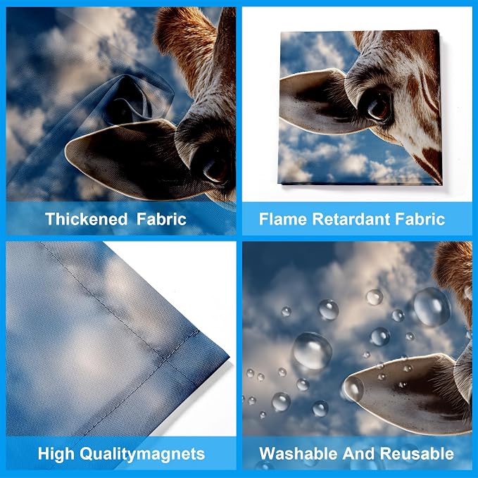2 Pack Fluorescent Light Covers- 4 x 2 Feet Magnetic Ceiling Light Cover Room - Image 4