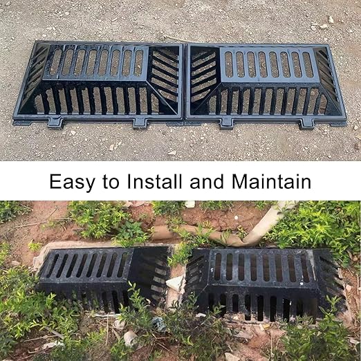 Manhole Cover and Frame Ductile Iron, Heavy Duty Drain Grate, One-Piece Design - Image 5