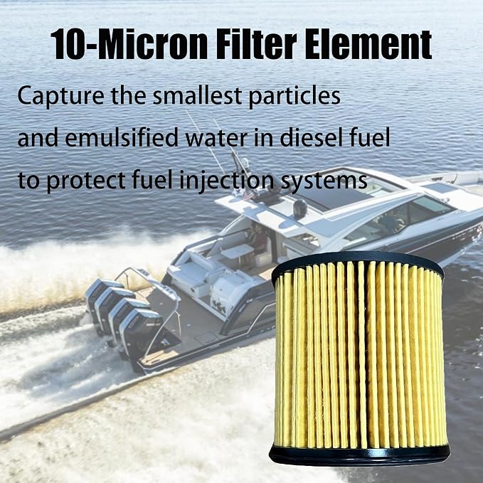 iFJF R12H Fuel Water Separator Filter Element 10 Micron Only Replacement - Image 8