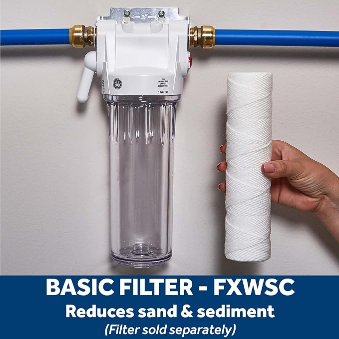 GE Whole House Water Filtration System, Install Kit & Accessories Included - Image 9