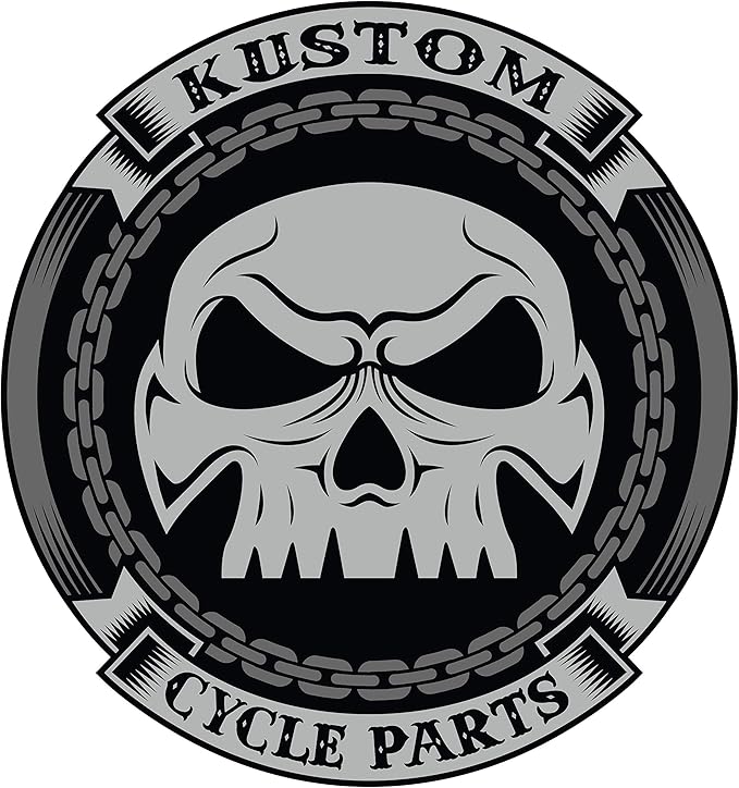 Kustom Cycle Parts Black and Grey American Flag Plastic Air Cleaner Console - Image 5
