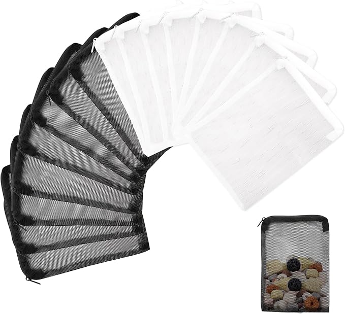 16 Pcs Aquarium Filter Media Bags by HUOMAQFAN