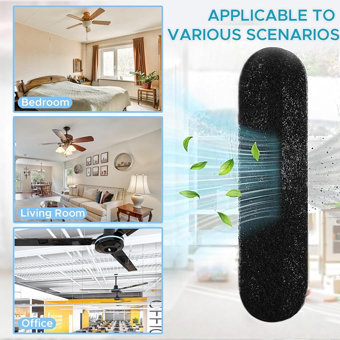 Ceiling Fan Air Filter -15 Pack Activated Coconut Shell Carbon Unscented Air - Image 7