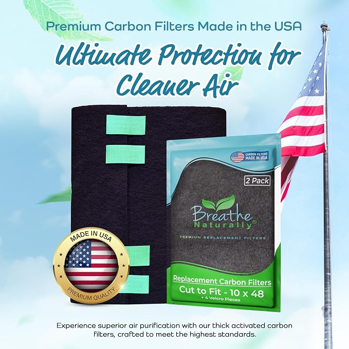 Breathe Naturally Universal Cut To Fit Carbon Activated Air Filter - Image 2