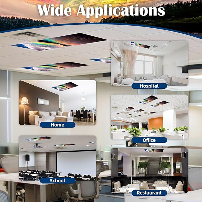 ANGSYLTH 8 Pcs Fluorescent Light Covers - Image 5