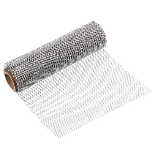 uxcell 10 Mesh 79" x 10" Woven Wire Mesh, 316 Stainless Steel Air Vent Filter by uxcell