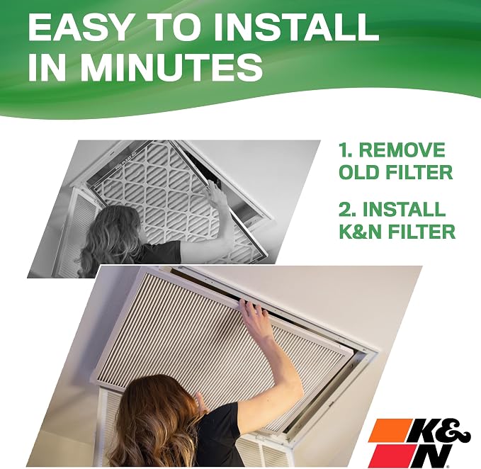 K&N 20X25X1 HVAC Furnace Air Filter, Lasts a Lifetime, Merv 13, the Last HVAC - Image 5