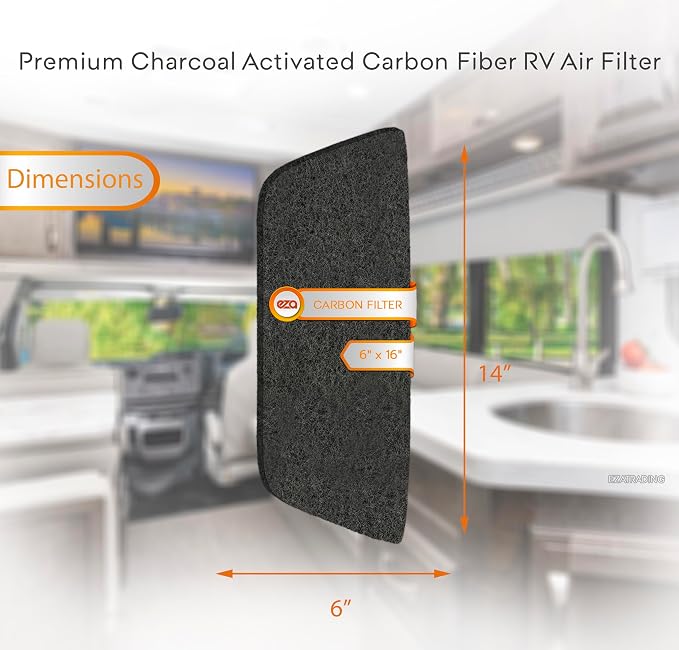 RV Premium Charcoal Activated Carbon Fiber Air Conditioner Filter - Image 4