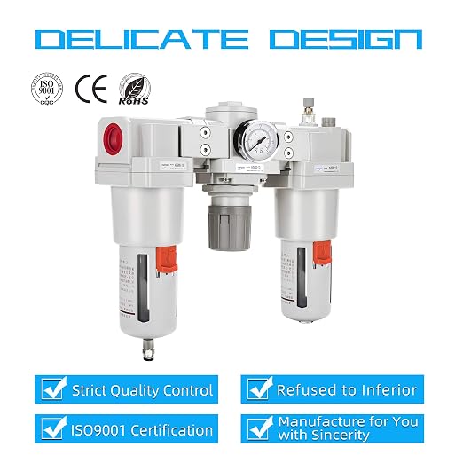 NANPU 1" NPT Air Filter, Regulator & Lubricator Combo - Image 6