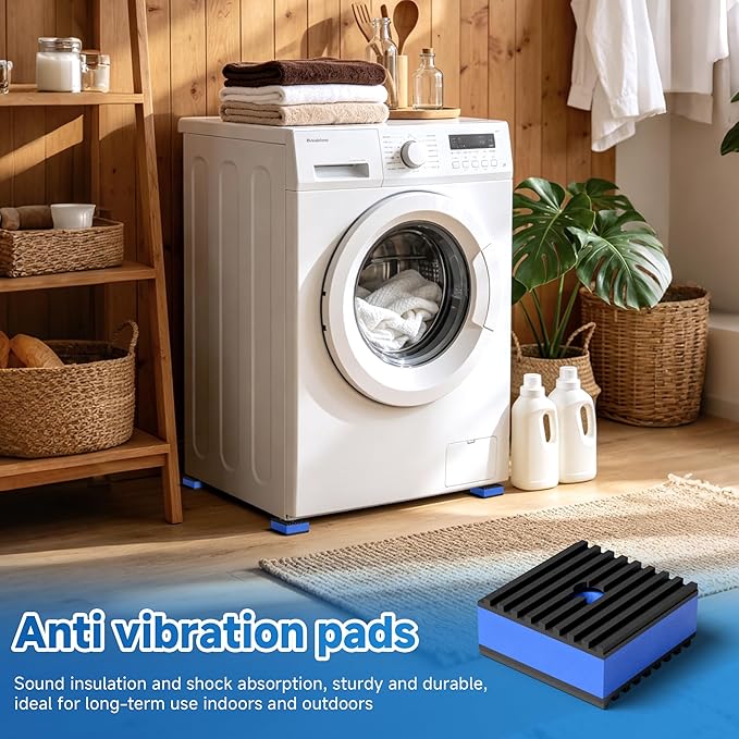 2" X 2" Anti Vibration Pads, Rubber Vibration Isolation Pads - Image 7