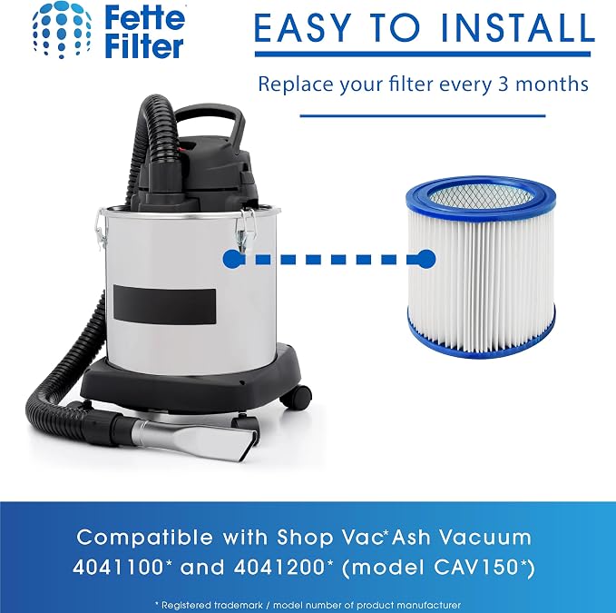 Fette Filter - 9032933 HEPA Cartridge Filter Replacement Compatible - Pack of 2 - Image 5