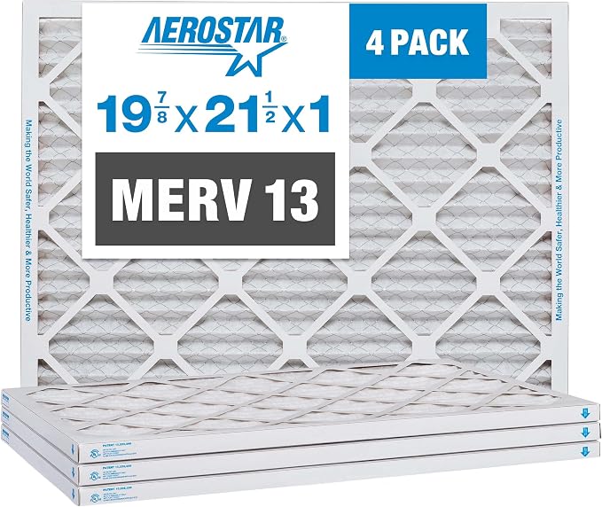 Aerostar 19.875x21.5x1 MERV 13-4 Count by AirFiltersDelivered