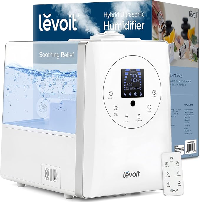 LEVOIT Humidifiers for Bedroom Large Room Home, 6L Warm and Cool Mist - Image 9