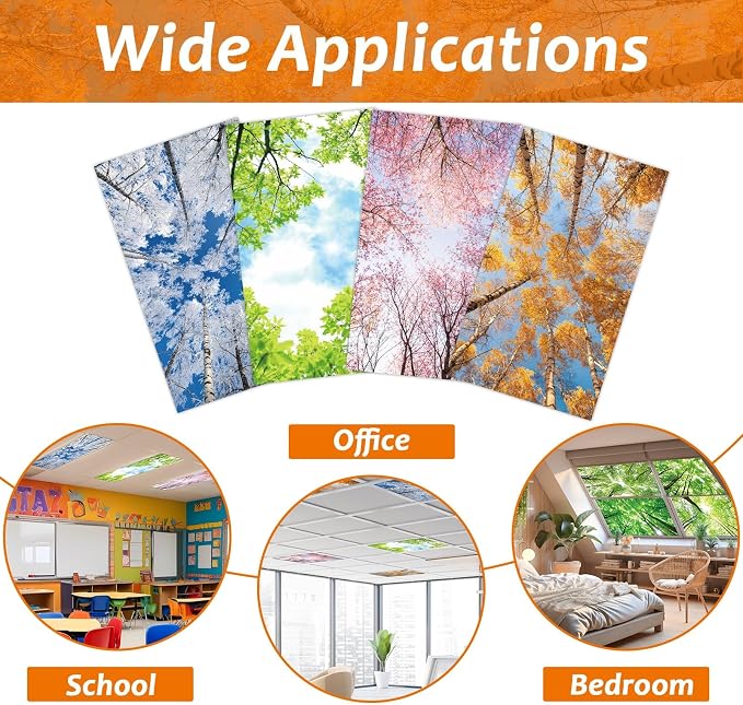 8 Pcs Fluorescent Light Covers - Image 4